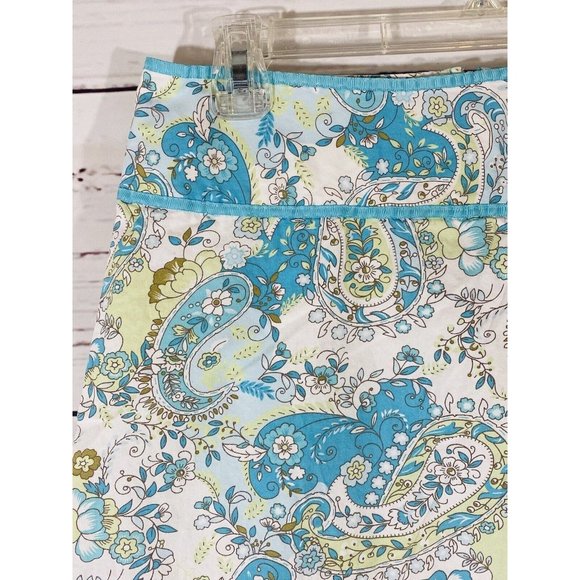 Tracy Evans Skirt Womans Sz 7 Floral Flowers Back Zip Spring Easter A Line - Picture 3 of 8